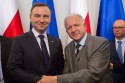 Prezydent Andrzej Duda i burmistrz Augustyn Ormanty